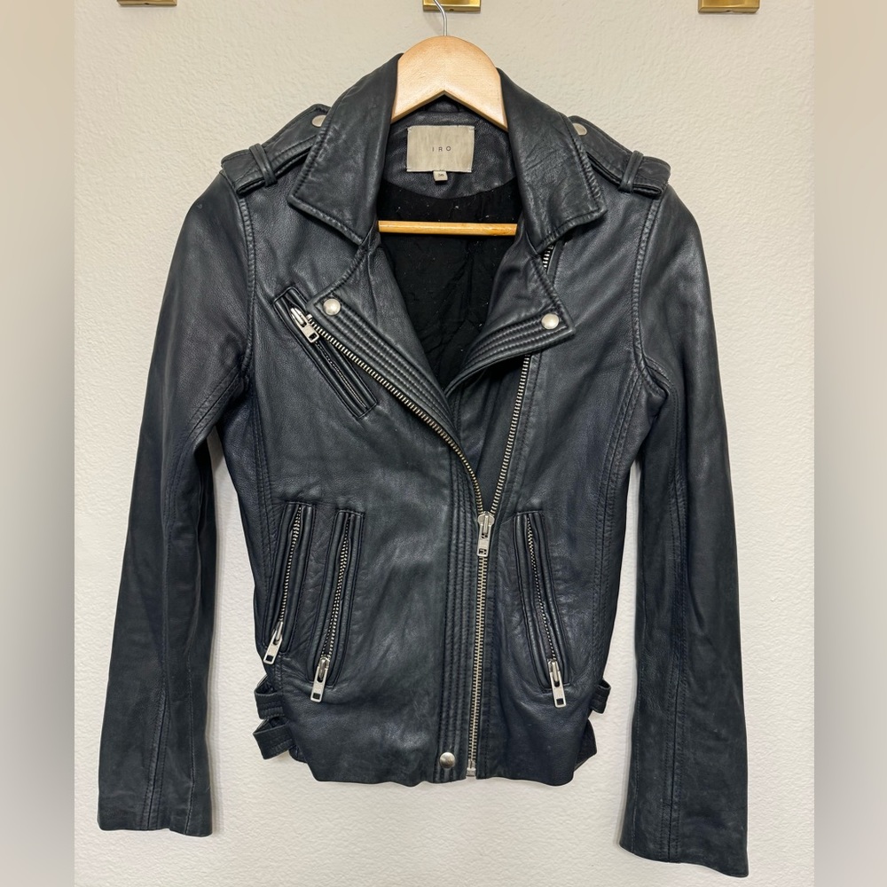 Iro Leather Moto Jacket